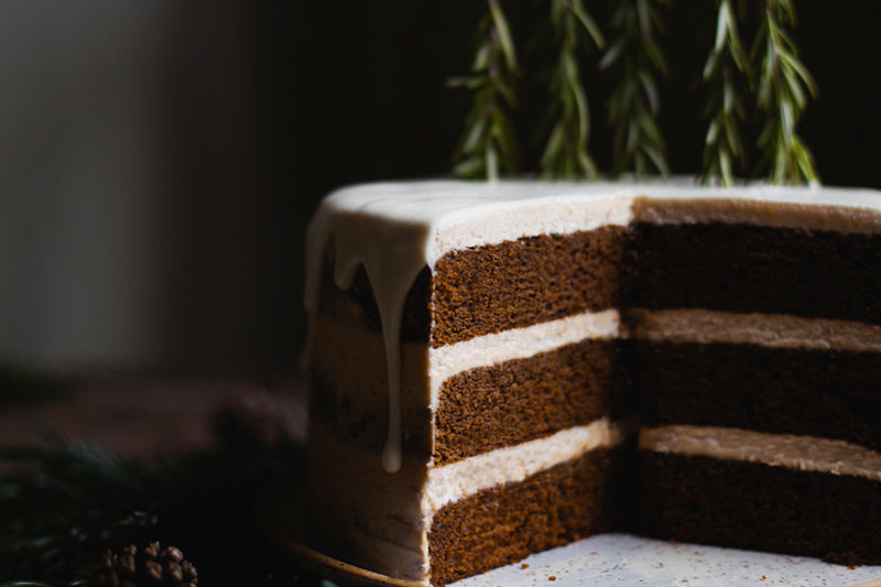 Gingerbread Cake With Chai Spice Buttercream