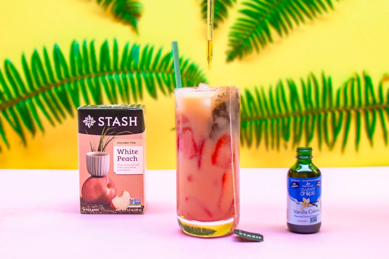 Dairy-Free White Peach Pink Drink Copycat Recipe | Stash Tea