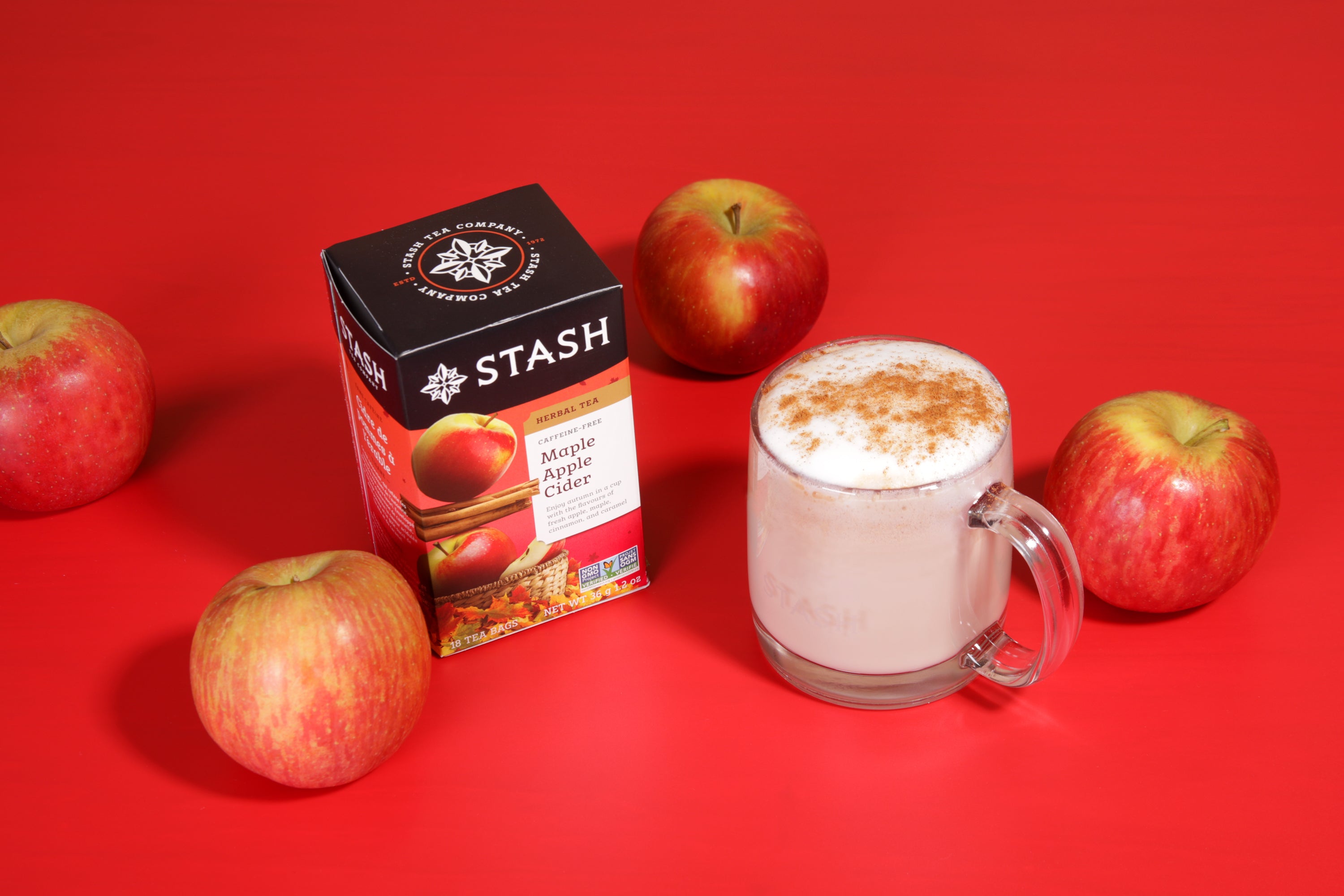 Maple Apple Cider Tea Latte Recipe | Stash Tea