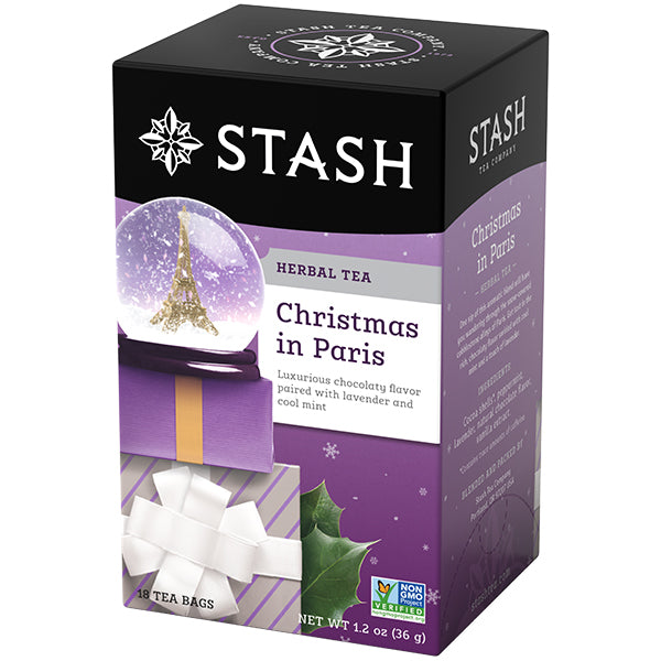 Christmas in Paris Herbal Tea Bags | Holiday Tea | Stash Tea