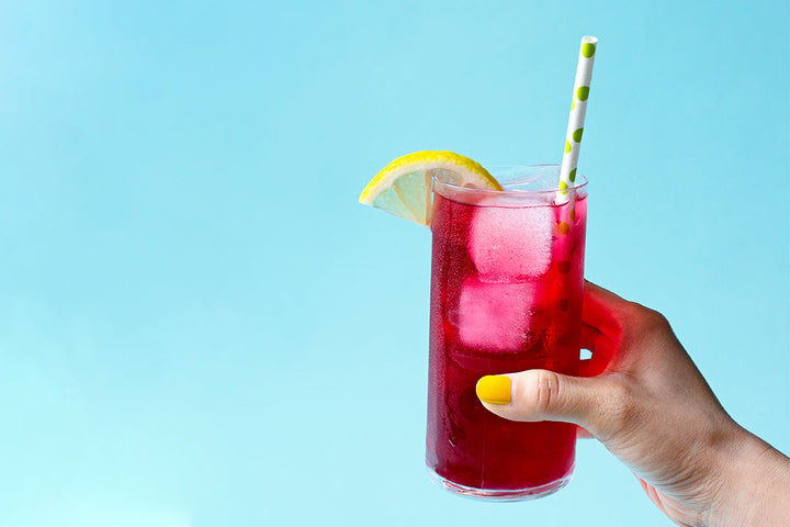 Pomegranate Raspberry Green Tea Margarita