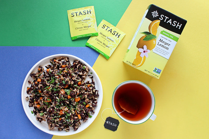 Meyer Lemon Rice Pilaf Recipe | Stash Tea