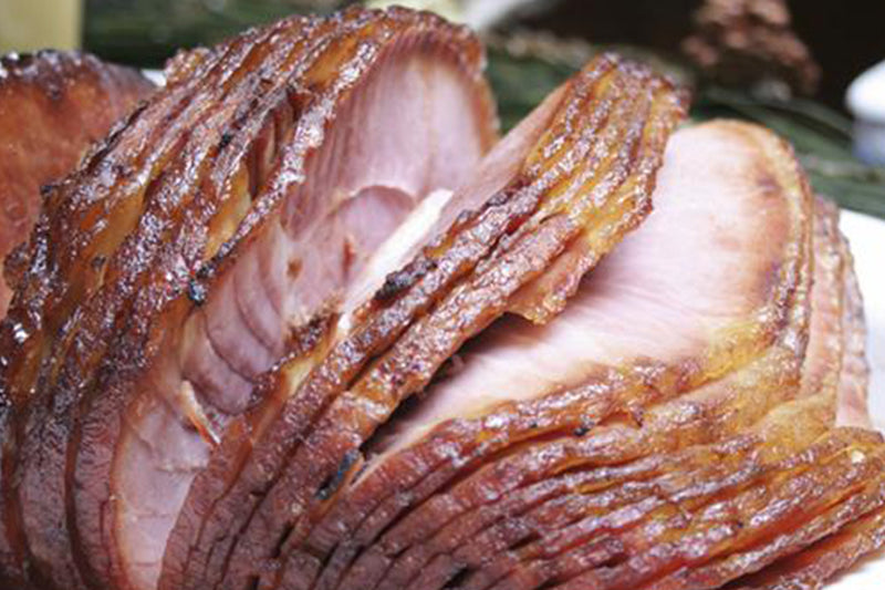 Apple Cinnamon Glazed Ham