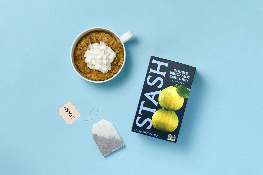 Tea-Infused One-Minute Mug Cakes