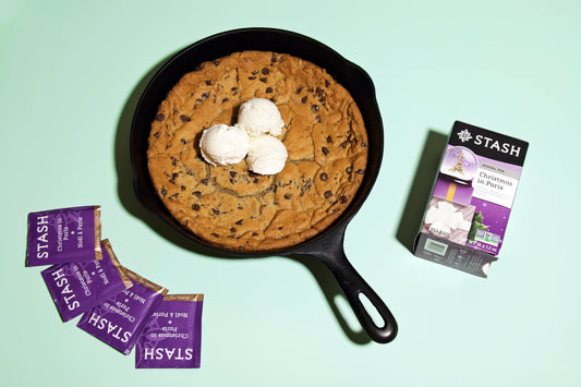 Tea-Infused Skillet Cookie & No-Churn Ice Cream