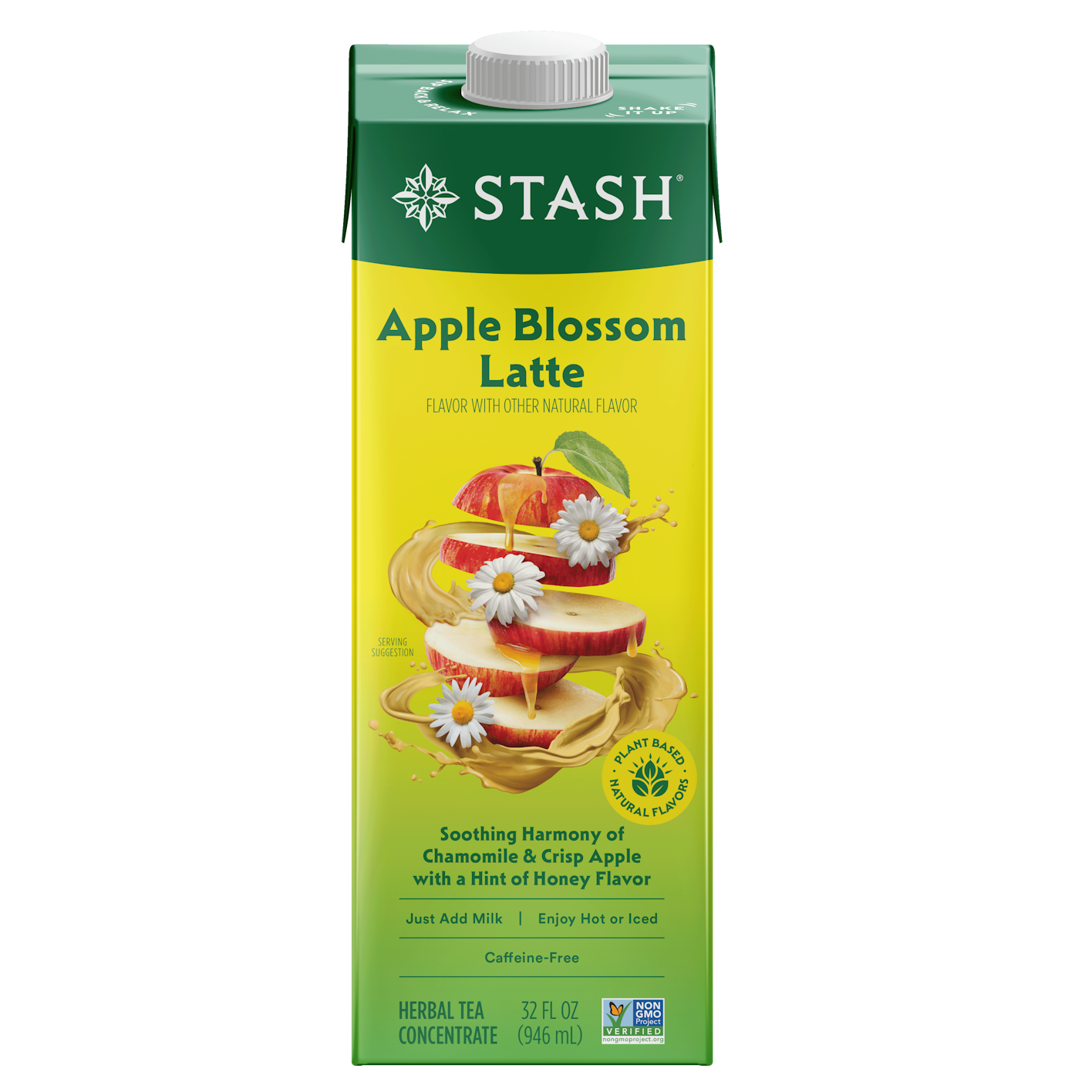 Stash Apple Blossom Latte tea concentrate box on a white background