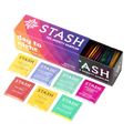 Stash Tea Variety Sampler packaging with colorful tea bags displayed on a white background