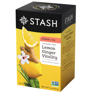 Lemon Ginger Vitality Herbal Tea