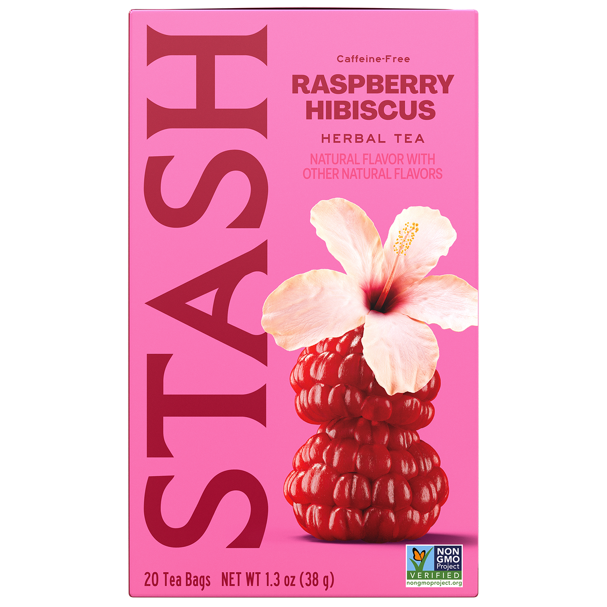Wild Raspberry Hibiscus Herbal Tea Bags | Stash Tea