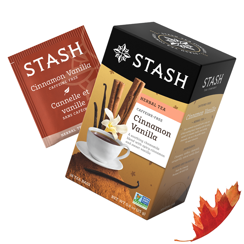 Cinnamon Vanilla Herbal Tea | Fall Tea | Stash Tea