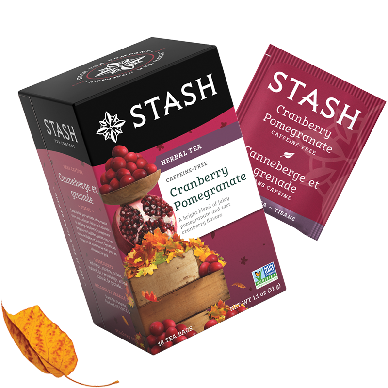 Cranberry Pomegranate Herbal Tea | Fall Tea | Stash Tea