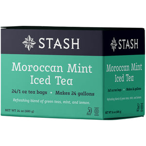 Moroccan Mint Green Iced Tea Brew Bags | Stash Tea