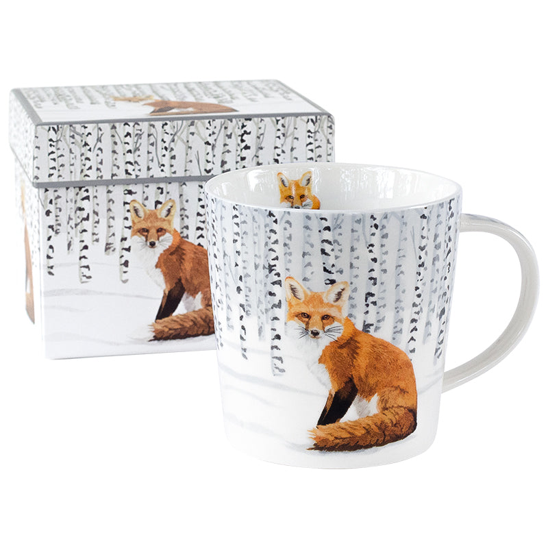 Wilderness Fox Mugs in Gift Box 14 oz | Stash Tea