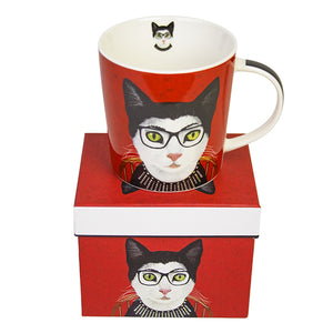 RBG Cat Mug in Gift Box 14 oz | Stash Tea