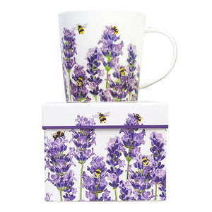 Bees & Lavender Mug in Gift Box 14 oz | Stash Tea