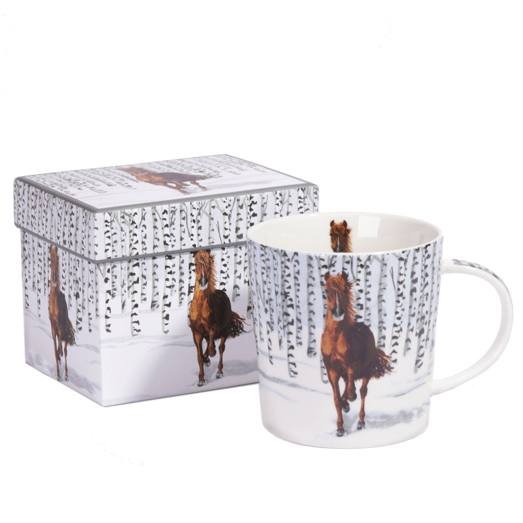 Wilderness Horse Mug in Gift Box 14 oz | Stash Tea