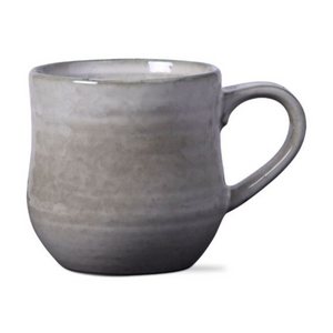 Loft Light Gray Speckled Reactive Glaze Mug 16 oz | Stash Tea