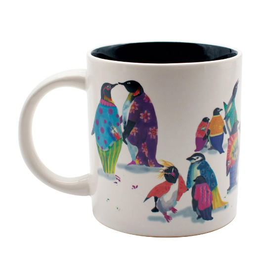 Penguin Party Color Change Mug 11 oz | Stash Tea