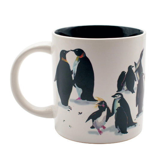Penguin Party Color Change Mug 11 oz | Stash Tea