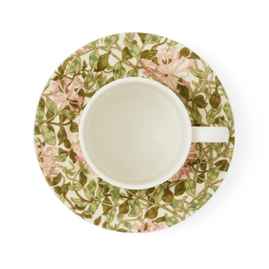 Morris & Co Honeysuckle Tea Cup & Saucer 10 oz | Stash Tea