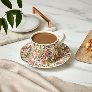 Morris & Co Golden Lily Tea Cup & Saucer 10 oz | Stash Tea
