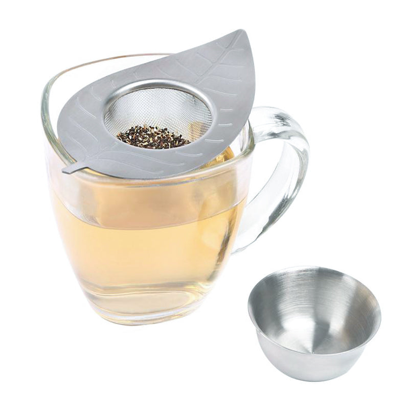 Leaf Tea Strainer with Drip Cup | Stash Tea