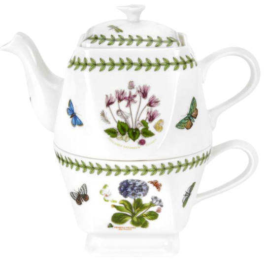Portmeirion Botanic Garden Square Tea for One 15 oz