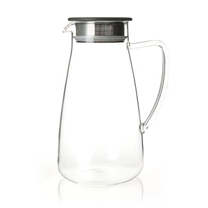 ForLife Flask Glass Iced Tea Jug with Black Lid