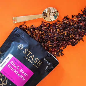 Black Bear Blackberry Herbal Loose Leaf Tea | Stash Tea
