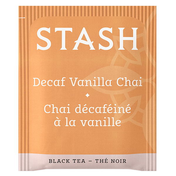 Decaf Vanilla Chai Black Tea Bags Stash Tea
