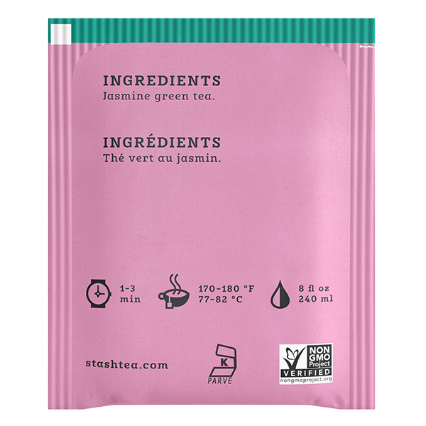 Jasmine Blossom Green Tea Bags Stash Tea
