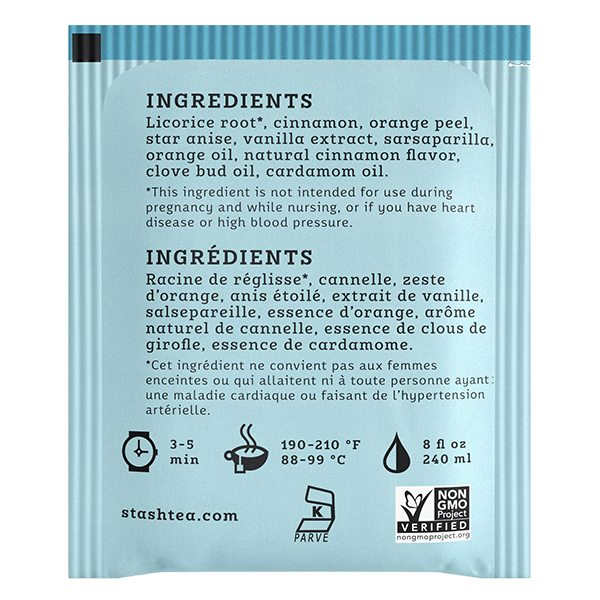 Licorice Spice Herbal Tea Bags Stash Tea