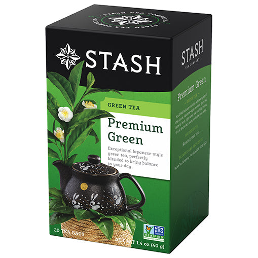 Premium Green Tea Bags Stash Tea