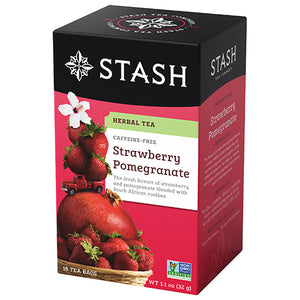 Strawberry Pomegranate Red Herbal Tea | Stash Tea