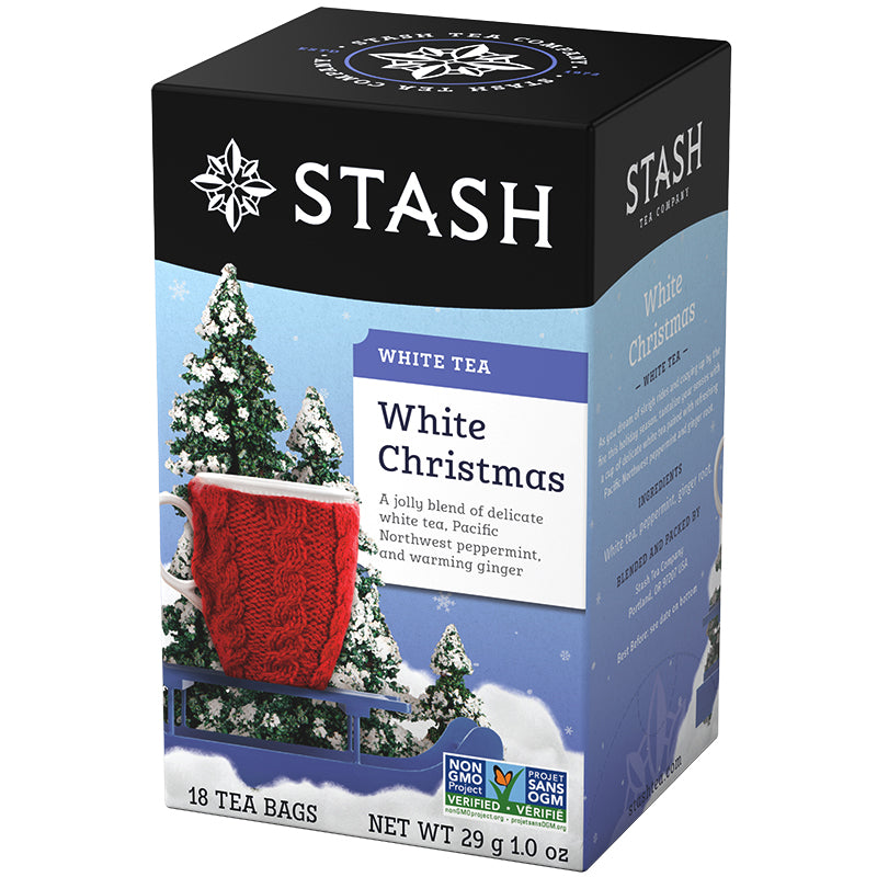 White Christmas White Tea Bags | Limited Edition Holiday Tea | Stash Tea