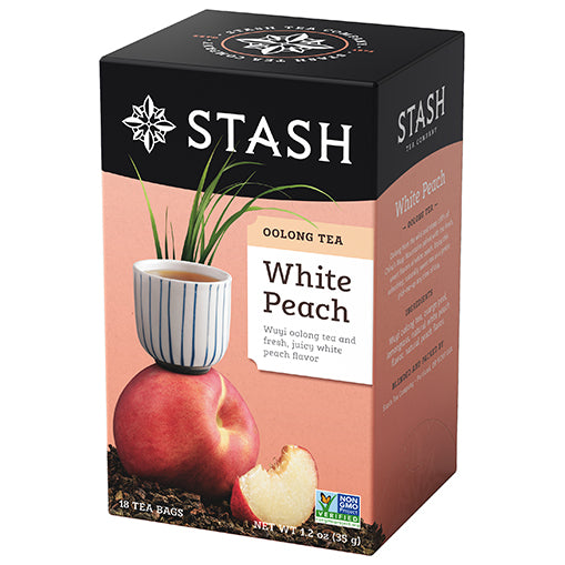 White Peach Oolong Tea Bagged | Stash Tea