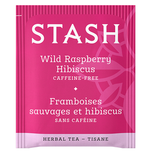 Wild Raspberry Hibiscus Herbal Tea Bags | Stash Tea